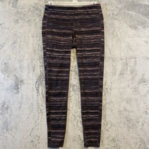 Athleta‎ Leggings Women Sz S Gray/ Brown Retreat Chaturanga Soft Athleisure Yoga